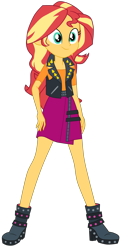 Size: 2315x4691 | Tagged: safe, artist:gmaplay, derpibooru import, sunset shimmer, better together, do it for the ponygram!, equestria girls, g4, cute, shimmerbetes, solo, sunset shimmer day