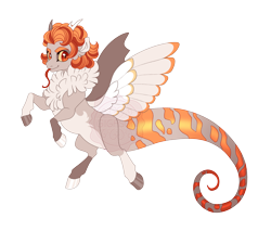 Size: 4700x4000 | Tagged: safe, artist:gigason, derpibooru import, oc, oc:salamandra, draconequus, interspecies offspring, offscreen character, offspring, parent:amber laurel, parent:discord, simple background, solo, transparent background