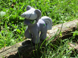 Size: 1032x775 | Tagged: safe, alternate version, artist:malte279, derpibooru import, part of a set, limestone pie, earth pony, pony, g4, animated, concrete, craft, female, mare, outdoors, sculpture, solo, ytong