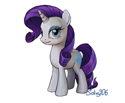 Size: 1400x1150 | Tagged: safe, artist:solixy406, derpibooru import, rarity, pony, simple background, solo, white background