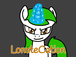 Size: 960x720 | Tagged: safe, artist:lonstecation, derpibooru import, oc, oc only, oc:lonstecation, pony, unicorn, g4, avatar, devious, glowing, glowing horn, gray background, horn, male, monochrome, simple background, solo, stallion