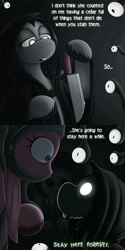 Size: 1500x3000 | Tagged: safe, artist:drxii, derpibooru import, pinkie pie, oc, oc:ipsywitch, pony, g4, ask, dialogue, female, pinkamena diane pie, tumblr