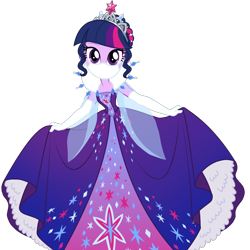 Size: 5940x5940 | Tagged: safe, artist:brokenadam, artist:sapphiregamgee, derpibooru import, twilight sparkle, equestria girls, g4, absurd resolution, clothes, commission, coronavirus, covid-19, crown, curtsey, cute, dress, face mask, fashion, female, gown, jewelry, looking at you, mask, petticoat, princess, regalia, simple background, smiling, smiling at you, solo, tiara, transparent background, twiabetes