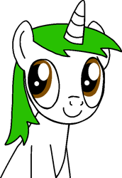 Size: 479x695 | Tagged: safe, artist:lonstecation, derpibooru import, oc, oc only, oc:lonstecation, pony, unicorn, g4, cute, horn, male, png, simple background, sitting, smiling, solo, stallion, transparent background