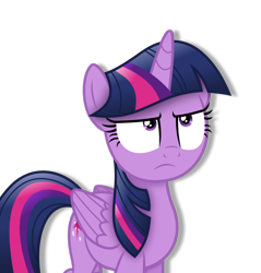 Size: 1336x1400 | Tagged: artist needed, source needed, safe, derpibooru import, twilight sparkle, twilight sparkle (alicorn), alicorn, pony, g4, disappointed, displeased, female, mare, shadow, simple background, solo, transparent background, twilight sparkle is best facemaker, twilight sparkle is not amused, unamused, unhappy