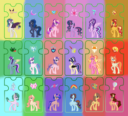 Size: 2326x2113 | Tagged: safe, artist:clakse, derpibooru import, luster dawn, princess cadance, princess flurry heart, starlight glimmer, sunset shimmer, twilight sparkle, twilight sparkle (alicorn), oc, oc:apple sugar pie, oc:fire flare, oc:golden appleshy, oc:juniper crystal, oc:lighting aqua sky, oc:lora nightdust, oc:lovely heart, oc:luminia, oc:lunar eclipse, oc:mavis sparkle, oc:pinky blossom dream, oc:spicy sparkle sentry, alicorn, dracony, earth pony, hybrid, pegasus, pony, unicorn, alicornified, everyone is an alicorn, horn, interspecies offspring, lustercorn, next generation, offspring, older, older flurry heart, parent:applejack, parent:big macintosh, parent:caramel, parent:cheese sandwich, parent:discord, parent:flash sentry, parent:fluttershy, parent:king sombra, parent:pinkie pie, parent:princess cadance, parent:princess celestia, parent:princess luna, parent:rainbow dash, parent:rarity, parent:shining armor, parent:soarin', parent:spike, parent:twilight sparkle, parents:carajack, parents:cheesepie, parents:dislestia, parents:flashlight, parents:fluttermac, parents:lumbra, parents:shiningcadance, parents:soarindash, parents:sparity, race swap, shimmercorn, slender, starlicorn, tall, thin