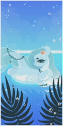 Size: 1000x2000 | Tagged: safe, artist:mifes, derpibooru import, oc, oc only, pony, inner tube, passepartout, pool toy, solo