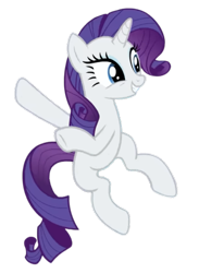 Size: 441x603 | Tagged: safe, derpibooru import, edit, edited screencap, editor:marefieber, screencap, rarity, pony, unicorn, g4, season 9, she's all yak, bipedal, dancing, female, goofy, happy, horn, jumping, leaping, mare, out of context, png, raised hoof, raised leg, simple background, smiling, solo, transparent background