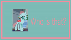 Size: 3840x2160 | Tagged: safe, artist:star153, derpibooru import, ocellus, changedling, changeling, g4, caption, female, high res, image macro, question, read description, solo, text