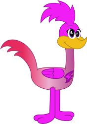 Size: 2372x3375 | Tagged: safe, artist:static51302, derpibooru import, scootaloo, bird, fanfic:choose your own magic ending, equestria girls, g4, birdified, fanfic art, roadrunner, simple background, species swap, superhero, transformation, transparent background, vector