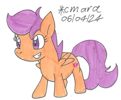 Size: 855x705 | Tagged: safe, artist:cmara, derpibooru import, scootaloo, pegasus, pony, g4, female, filly, foal, solo