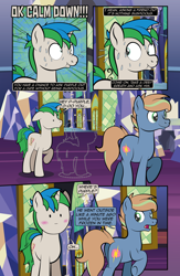 Size: 1920x2948 | Tagged: safe, artist:alexdti, derpibooru import, oc, oc:brainstorm (alexdti), oc:star logic, pony, unicorn, comic:quest for friendship retold, horn, male, stallion