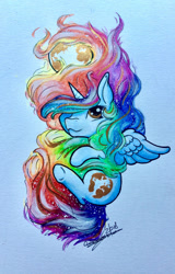 Size: 827x1292 | Tagged: safe, artist:cune-roos, derpibooru import, oc, oc only, alicorn, pony, solo