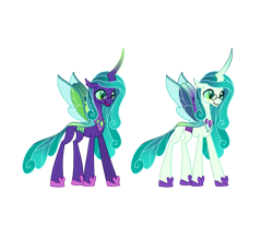 Size: 831x765 | Tagged: safe, artist:dazzle, derpibooru import, queen chrysalis, changedling, changeling, g4, a better ending for chrysalis, concave belly, glasses, gradient mane, insect wings, lanky, purified chrysalis, reformed villain, simple background, skinny, smiling, tall, thin, transparent background, variant, wings