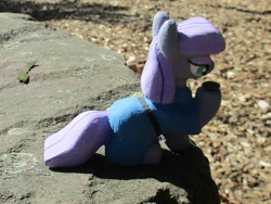 Size: 2150x1613 | Tagged: safe, alternate version, artist:malte279, derpibooru import, part of a set, boulder (pet), maud pie, earth pony, pony, g4, concrete, craft, female, mare, outdoors, sculpture, solo, ytong