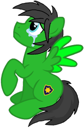 Size: 512x782 | Tagged: safe, artist:star-armour95, derpibooru import, oc, oc only, oc:star armour, pegasus, g4, crying, male, sad, simple background, transparent background, vector