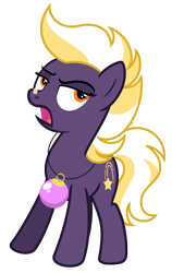 Size: 4632x7332 | Tagged: safe, artist:estories, derpibooru import, oc, oc only, oc:wildheart, earth pony, pony, g4, absurd resolution, christmas ball, female, mare, simple background, solo, transparent background, vector