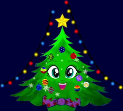 Size: 865x786 | Tagged: safe, derpibooru import, editor:incredibubbleirishguy, fluttershy, equestria girls, g4, bauble, bow, bowtie, christmas, christmas decoration, christmas lights, christmas star, christmas tree, decoration, fluttershy eyes, fluttertree, holiday, necktie, snow, snowfall, snowflake, stars, tree, twilight sparkle's cutie mark