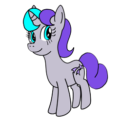 Size: 3024x3024 | Tagged: safe, artist:omegaridersangou, derpibooru import, glory, pony, unicorn, g1, g4, female, g1 to g4, generation leap, horn, simple background, solo, transparent background