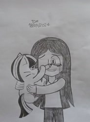 Size: 1482x2017 | Tagged: safe, artist:tom artista, derpibooru import, twilight sparkle, cat, human, g4, animal in mlp form, catified, crying, drawing, face, happy, pencil, pencil drawing, sketch, species swap, tears of joy, traditional art, twilight cat