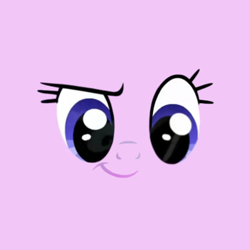 Size: 1080x1080 | Tagged: safe, derpibooru import, edit, editor:marefieber, starlight glimmer, pony, unicorn, every little thing she does, g4, season 6, face only, female, mare, pink background, simple background, smiling, smirk, smug, smuglight glimmer, solo