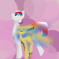 Size: 900x900 | Tagged: safe, artist:artychanforever, derpibooru import, oc, oc:marussia, pony, duo, female, male, nation ponies, old art, ponified, russia, shipping, species swap, straight, ukraine