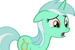 Size: 2915x1963 | Tagged: safe, artist:stephen-fisher, derpibooru import, lyra heartstrings, pony, unicorn, g4, slice of life (episode), female, horn, mare, simple background, solo, transparent background, vector