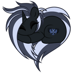 Size: 2048x2048 | Tagged: safe, artist:mistress midnight, derpibooru import, oc, oc only, oc:mistress, pony, unicorn, eyeliner, eyeshadow, heart pony, horn, makeup, mohawk, solo, two toned mane