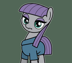 Size: 2048x1789 | Tagged: safe, artist:ewoudcponies, derpibooru import, maud pie, earth pony, pony, g4, female, green background, mare, outline, simple background, solo, white outline