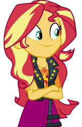 Size: 700x1080 | Tagged: safe, derpibooru import, edit, edited screencap, editor:cutler1228, screencap, sunset shimmer, human, equestria girls, g4, female, not a vector