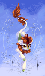 Size: 1512x2512 | Tagged: safe, artist:jsunlight, derpibooru import, autumn blaze, kirin, g4, female, looking at you, solo