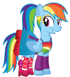 Size: 1600x1740 | Tagged: safe, artist:lindana506, derpibooru import, rainbow dash, pegasus, pony, equestria girls, g4, alternate hairstyle, clothes, equestria girls outfit, fall formal outfits, female, feminism, high ponytail, human pony dash, my little pony equestria girls, ponified humanized pony, ponytail, rainbow dash always dresses in style, rainbow dash is best pony, rainbow sass, simple background, solo, transparent background, vector