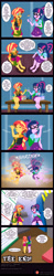 Size: 2292x11661 | Tagged: safe, artist:niban-destikim, derpibooru import, sunset shimmer, twilight sparkle, human, comic:the shrinking project, equestria girls, g4, barefoot, barefooting, drink, drinking, duo, duo female, feet, female, potion, shrinking, soles