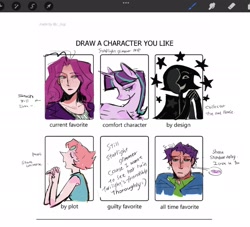 Size: 1780x1618 | Tagged: safe, artist:cellolikescat, derpibooru import, starlight glimmer, human, pony, unicorn, g4, 811, female, horn, human female, male, mare, pearl (steven universe), shane (stardew valley), stardew valley, steven universe, susan octavia (811), the collector