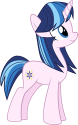 Size: 4775x7634 | Tagged: safe, artist:shootingstarsentry, derpibooru import, oc, oc:evening star, pony, unicorn, absurd resolution, female, horn, mare, not gleaming shield, offspring, parent:flash sentry, parent:twilight sparkle, parents:flashlight, simple background, solo, transparent background