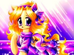 Size: 2989x2243 | Tagged: safe, artist:starystory, derpibooru import, oc, oc only, pegasus, pony, blonde, solo, stars