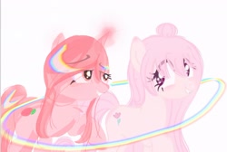 Size: 1831x1229 | Tagged: artist needed, safe, derpibooru import, oc, pony, duo, simple background, white background