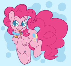 Size: 800x750 | Tagged: safe, artist:php193, derpibooru import, pinkie pie, earth pony, pony, g4, :p, abstract background, collar, dog collar, female, fluffy, mare, solo, tongue, tongue out