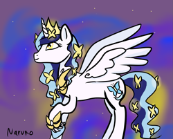 Size: 1241x1000 | Tagged: safe, artist:wrath-marionphauna, derpibooru import, oc, oc only, oc:roxy lovli pop, alicorn, butterfly, crown, jewelry, regalia, solo