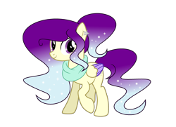 Size: 2548x1846 | Tagged: safe, artist:darbypop1, derpibooru import, oc, oc only, oc:violet moon, pegasus, pony, colored wings, female, mare, simple background, solo, transparent background, two toned wings, wings