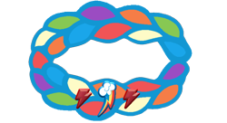 Size: 738x400 | Tagged: safe, artist:lizzmcclin, derpibooru import, rainbow dash, g4, bracelet, charm, cutie mark, jewelry, rainbow dash's cutie mark, simple background, transparent background, vector