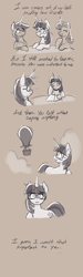 Size: 1080x3613 | Tagged: safe, artist:bkiltersot, derpibooru import, lemon hearts, minuette, moondancer, twilight sparkle, twilight sparkle (alicorn), alicorn, amending fences, g4, comic, comic strip, female, hot air balloon, mare, monochrome, my little pony: friendship is magic, sad, text, vent art