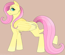 Size: 971x815 | Tagged: safe, artist:griffincloud, derpibooru import, fluttershy, pegasus, pony, g4, female, mare, profile, simple background, solo