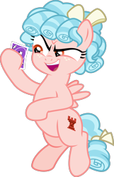 Size: 2310x3591 | Tagged: safe, artist:sollace, derpibooru exclusive, derpibooru import, cozy glow, pegasus, pony, g4, the summer sun setback, .svg available, belly, evil laugh, female, filly, flying, foal, freckles, laughing, my little pony: friendship is magic, playing card, pure unfiltered evil, scene interpretation, simple background, solo, svg, transparent background, uno, uno reverse card, vector