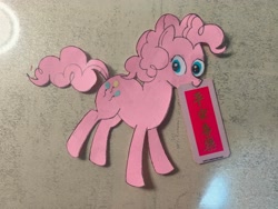 Size: 4096x3072 | Tagged: safe, derpibooru import, pinkie pie, earth pony, g4, chinese, chinese new year, happy new year, holiday, photo, solo, traditional art, translation request