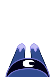 Size: 744x1052 | Tagged: safe, anonymous artist, derpibooru import, princess luna, alicorn, g4, female, female pov, hoof shoes, implied body swap, legs, looking down, male to female, offscreen character, offscreen female, perspective, possessed, pov, rule 63, simple background, solo, transformation, transgender transformation, transparent background, vector