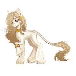 Size: 2048x2048 | Tagged: safe, artist:505p0ni, derpibooru import, oc, oc only, oc:lunar style, earth pony, pony, cloven hooves, concave belly, ear piercing, earring, freckles, jewelry, leonine tail, male, necklace, piercing, simple background, slender, smiling, solo, stallion, tail, thin, unshorn fetlocks, white background