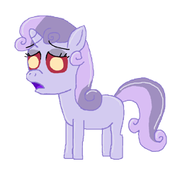 Size: 1127x1086 | Tagged: safe, artist:crisx284, derpibooru import, sweetie belle, pony, undead, zombie, zombie pony, g4, infected, simple background, solo, sonic the hedgehog (series), transparent background, zombot