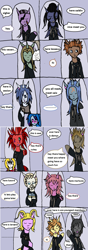 Size: 1178x3348 | Tagged: safe, artist:ask-luciavampire, derpibooru import, oc, oc:arin amber, oc:nell nariah, earth pony, pegasus, pony, undead, unicorn, vampire, axel, comic page, crossover, demyx, horn, kingdom hearts, larxene, lexaeus, luxord, marluxia, organization xiii, ponified, roxas, saïx, species swap, tumblr, tumblr:ask-organization-pony's-adventure, vexen, xaldin, xigbar, xion, zexion