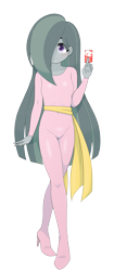 Size: 1850x4404 | Tagged: safe, artist:batipin, derpibooru import, marble pie, human, equestria girls, g4, 2d, card, cats eye, clothes, equestria girls-ified, female, leotard, looking at you, smiling, smiling at you